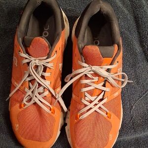 On Running Men's Cloud Sneakers in Orange